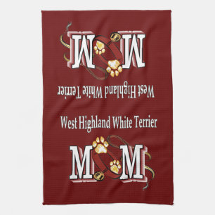 Linge De Cuisine West Highland White Terrier Maman