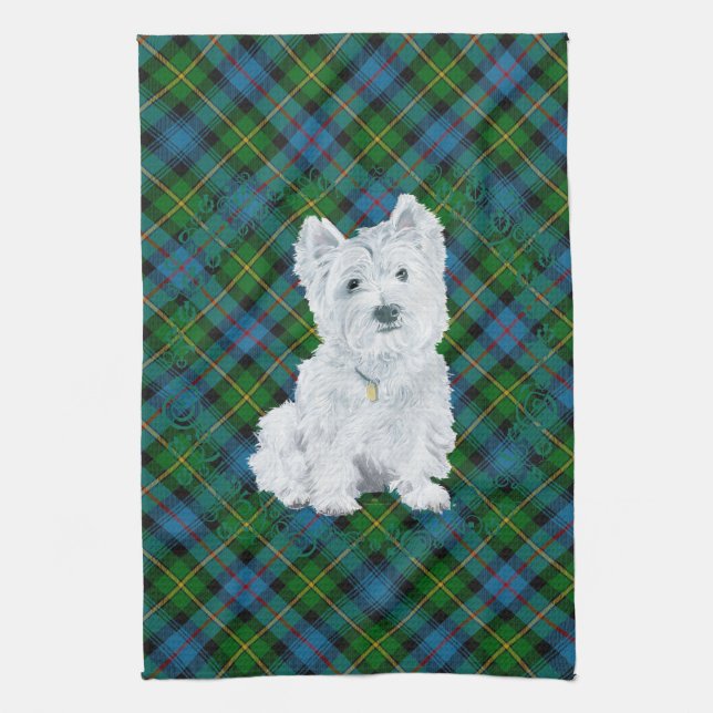 Linge De Cuisine Westie (Vertical)