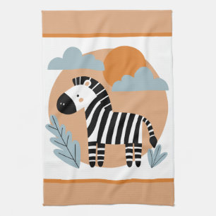 Linge De Cuisine Whimsical Zebra Scandinave Influencée