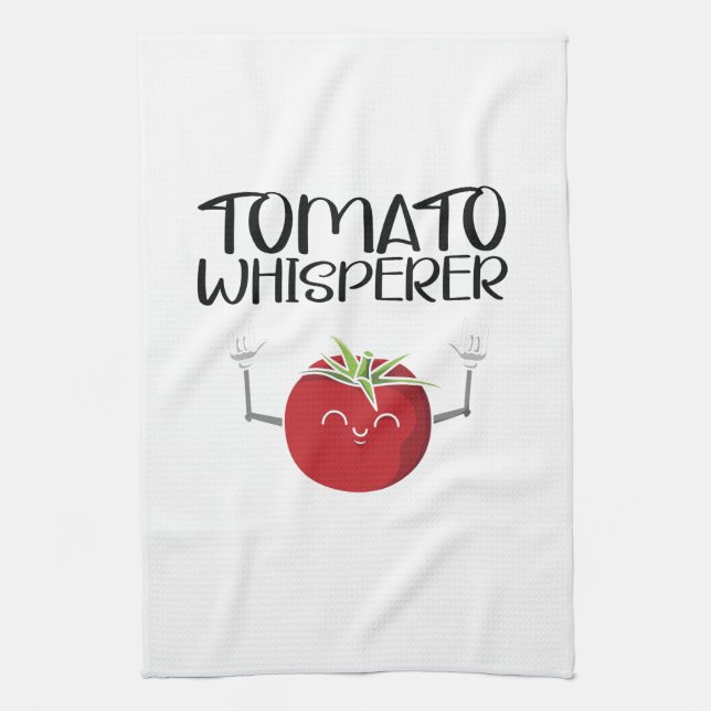 Linge De Cuisine Whisperer tomate (Vertical)