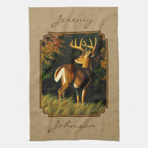 Linge De Cuisine Whitetail Buck