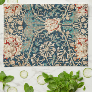 Linge De Cuisine William Morris Antique Floral au Chèvrefeuille