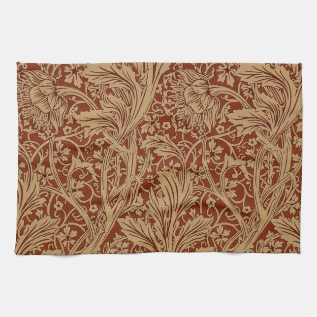 Linge De Cuisine William Morris Arcadia Floral Garden Flower Classi (Horizontal)