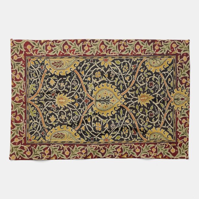 Linge De Cuisine William Morris Classique Tapis Art Design d'impres (Horizontal)