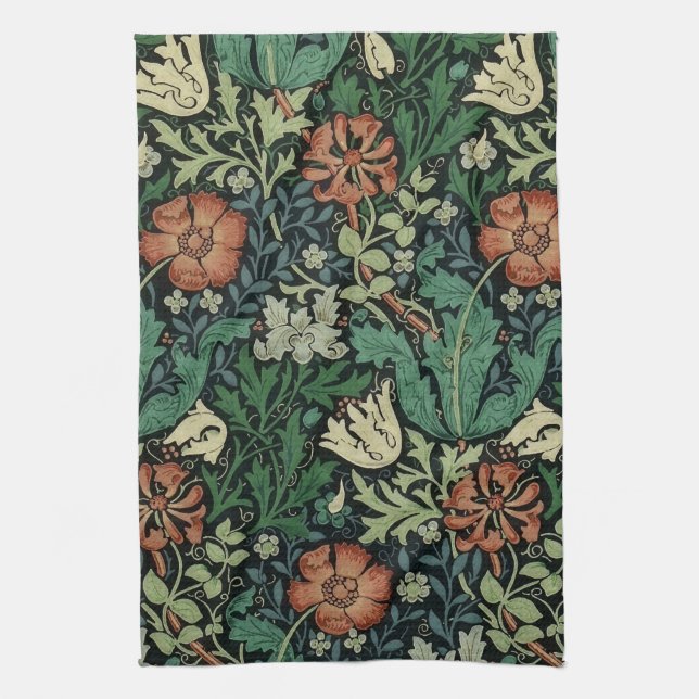 Linge De Cuisine William Morris Compton Floral Art (Vertical)