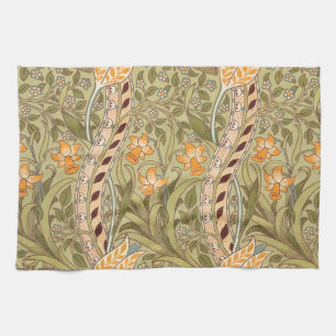 Linge De Cuisine William Morris Daffodil Garden Flower Classic Bota