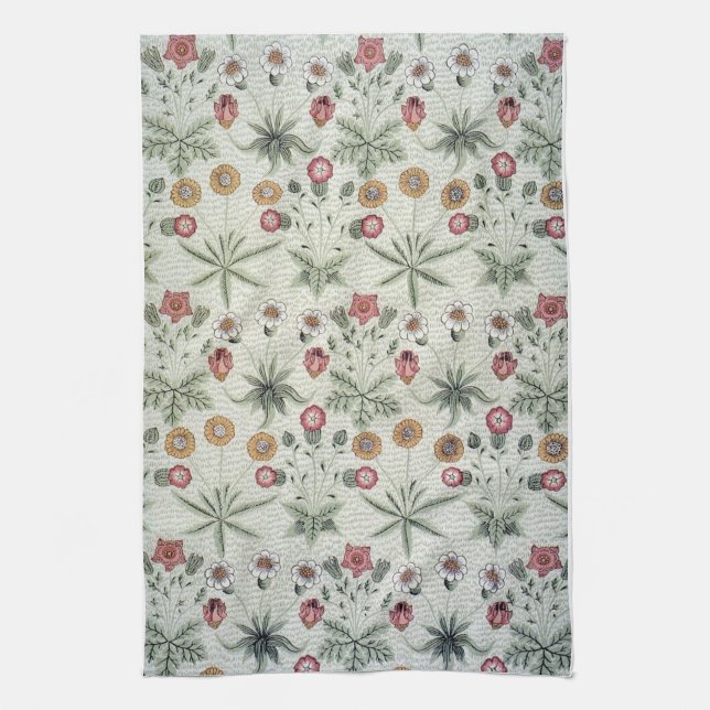 Linge De Cuisine William Morris Daisy Floral Fond d'écran Motif (Vertical)