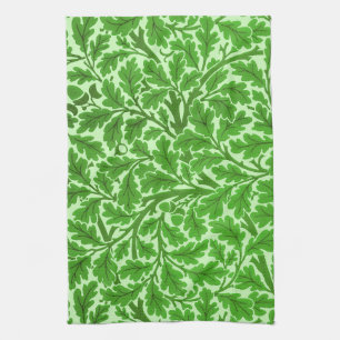Linge De Cuisine William Morris Feuilles de chêne, Emerald Green