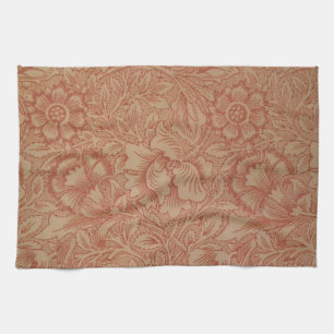Linge De Cuisine William Morris Fleur de pavot rose Floral