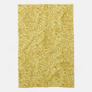 Linge De Cuisine William Morris Indian, Mustard Gold