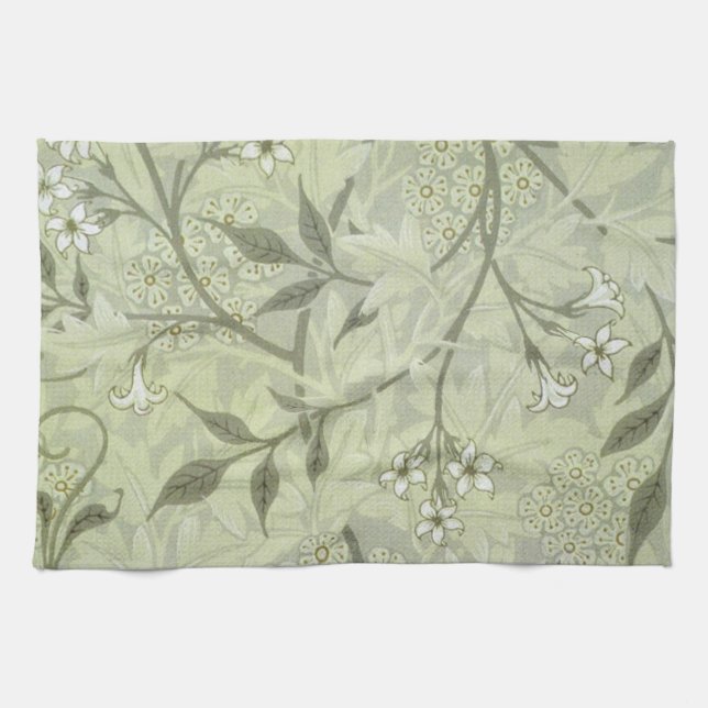Linge De Cuisine William Morris Jasmine Botanique (Horizontal)