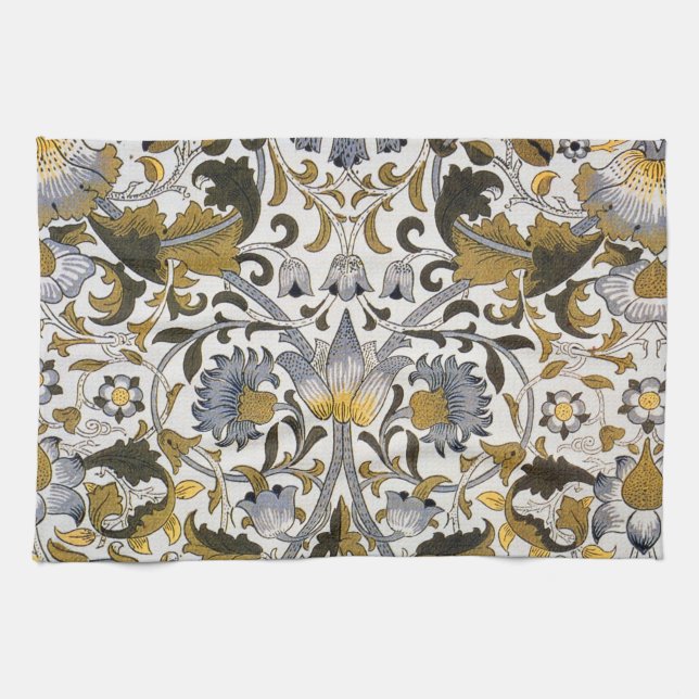 Linge De Cuisine William Morris Lodden Fleur florale (Horizontal)