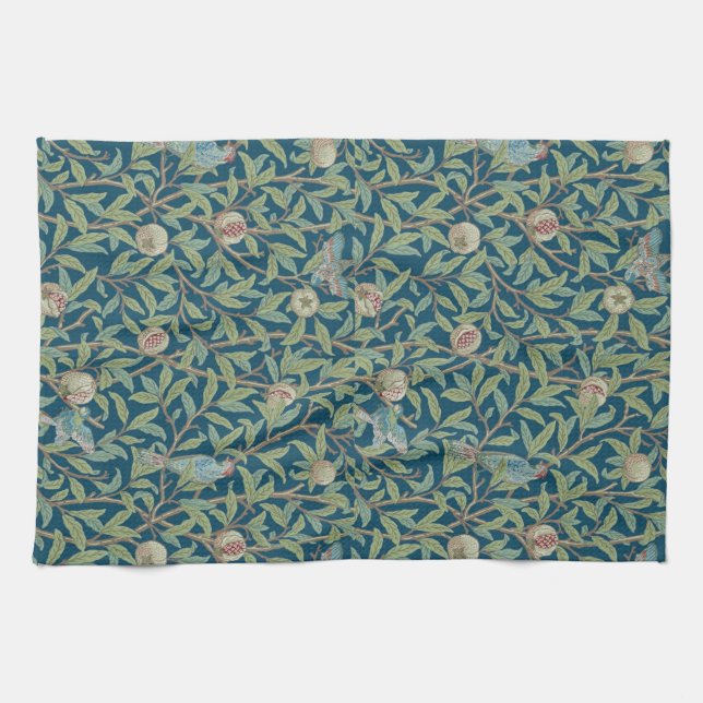 Linge De Cuisine William Morris "Oiseau et Grenade"  (Horizontal)