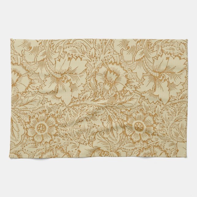Linge De Cuisine William Morris Papier peint floral Poppy (Horizontal)