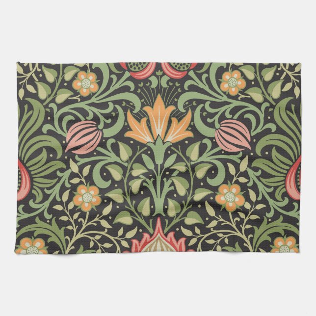 Linge De Cuisine William Morris Persian Floral Antique (Horizontal)