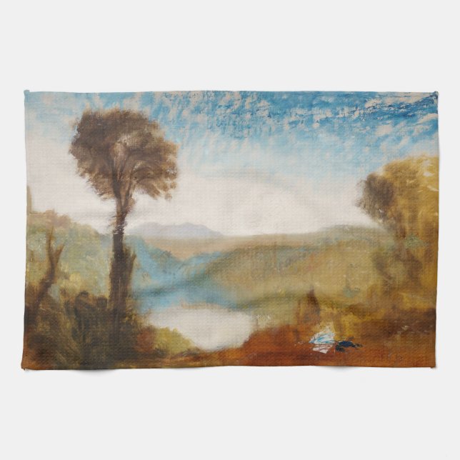 Linge De Cuisine William Turner - Lac Nemi (Horizontal)