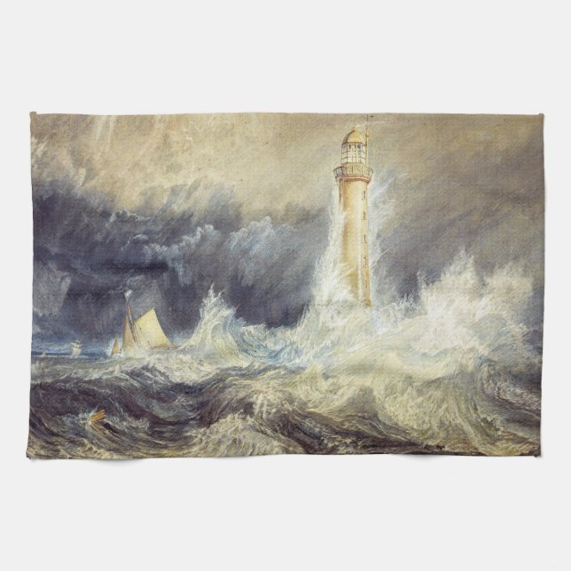 Linge De Cuisine William Turner - Phare de Bell Rock (Horizontal)