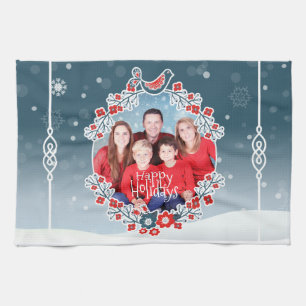 Linge De Cuisine Winter Wonderland Your Photo Christmas Wonderland 