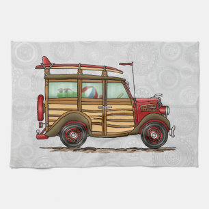 Linge De Cuisine Woody surfant mignon