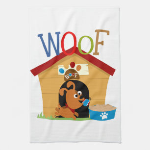 Linge De Cuisine Woof Dog