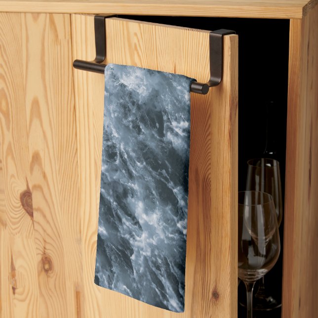 Linge De Cuisine Yin Yang Océan Glam 1 (Pliage en tiers)