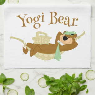 Linge De Cuisine Yogi Bear Pique-nique Hammock Nap Time