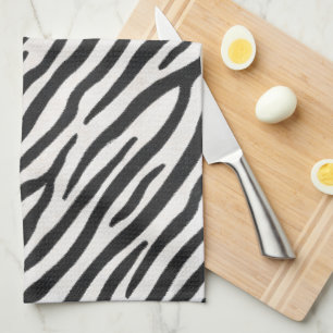 Linge De Cuisine Zebra Fur Réaliste Poster de animal Exotique