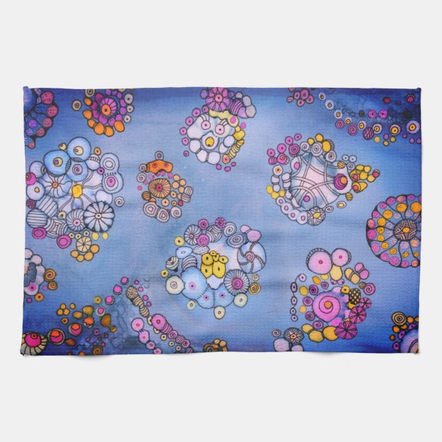 Linge De Cuisine Zen de mer d'allergie (Horizontal)