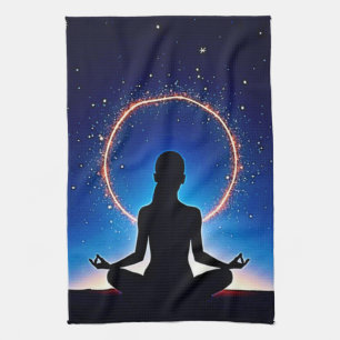 Linge De Cuisine Zen sous les étoiles : Méditation cosmique