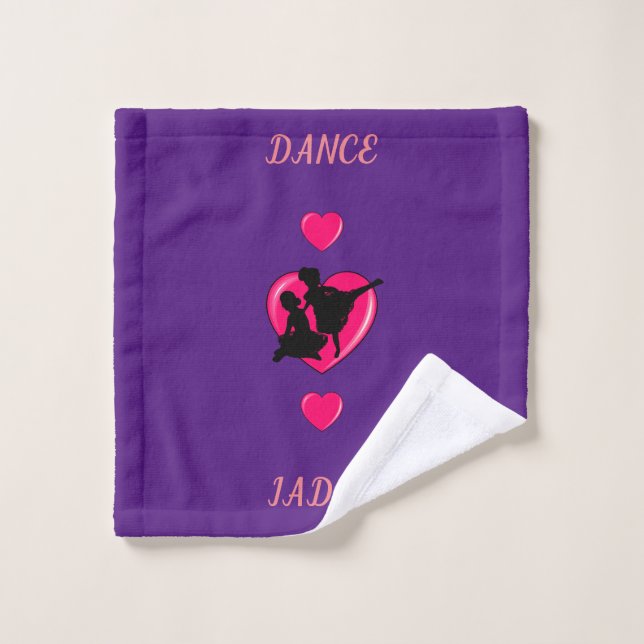 Linge de linge de Ballet violet. (Gant de toilette)