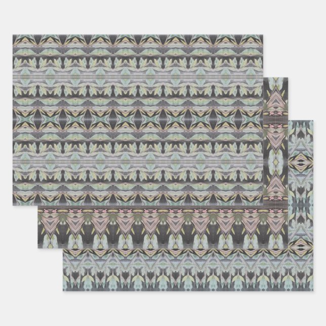 Linge de plateau noir ou emballage cadeau de feuil (Lot)