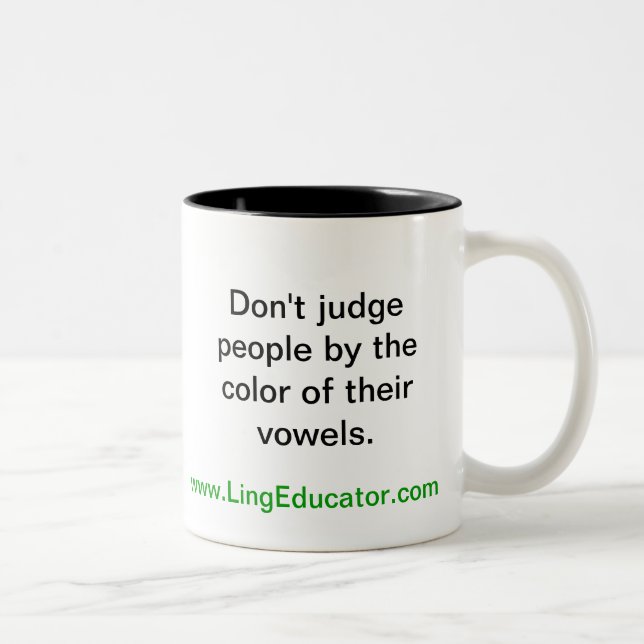 LingEduator Zweifarbige Tasse (Rechts)