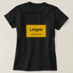 Lingen Damen Frauen T-Shirt Tshirt Shirt