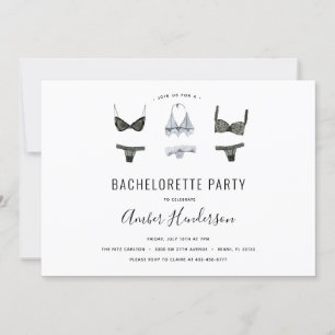 Lingerie Bachelorette Party Invitation