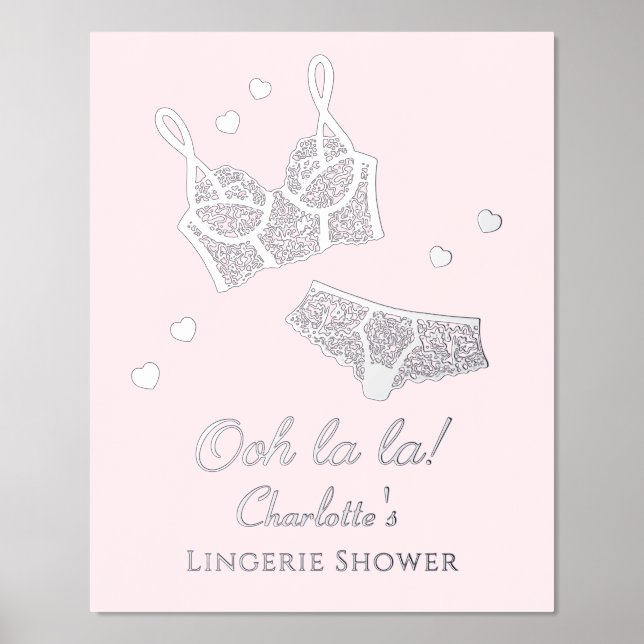 Lingerie Brautparty Junggeselinnen-Abschied Willko Foliendrucke (Vorderseite)