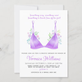 Lingerie Bridal Dusche Einladung