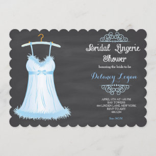 Lingerie Bridal Dusche Einladung