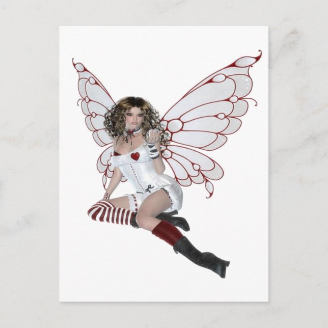 Lingerie Fairy Postkarte (Vorderseite)