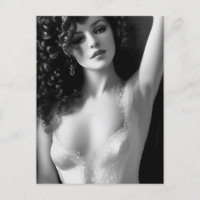 Lingerie Model Black and White