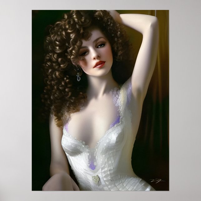 Lingerie Model Poster (Vorne)