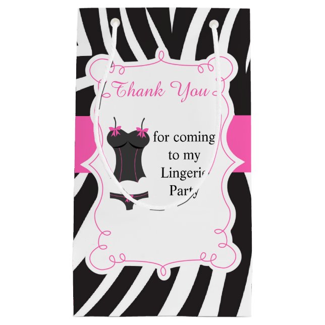 Lingerie Party Vielen Dank Kleine Geschenktüte (Vorderseite)