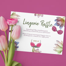 Lingerie Raffle Brautparty