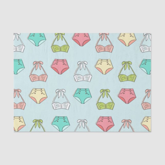 Lingerie Summer Swimsuit Dusche Seidenpapier (Vorderseite)