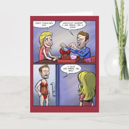 Lingerie Valentine Feiertagskarte