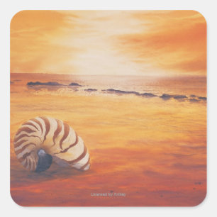 Lingering Quadratischer Aufkleber