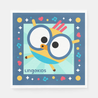 Lingokids Party Paper Napkins with Billy Serviette