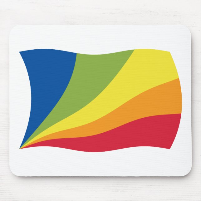 Lingua Franca Nova Flag Mousepad (Vorne)