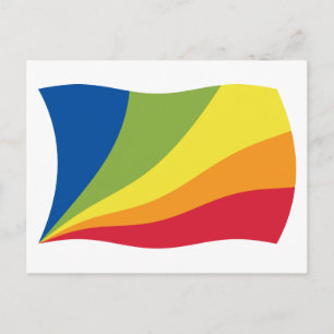 Lingua Franca Nova Flag Postkarte