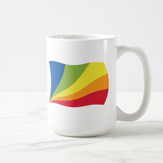 Lingua Franca Nova Flag Tasse (Rechts)