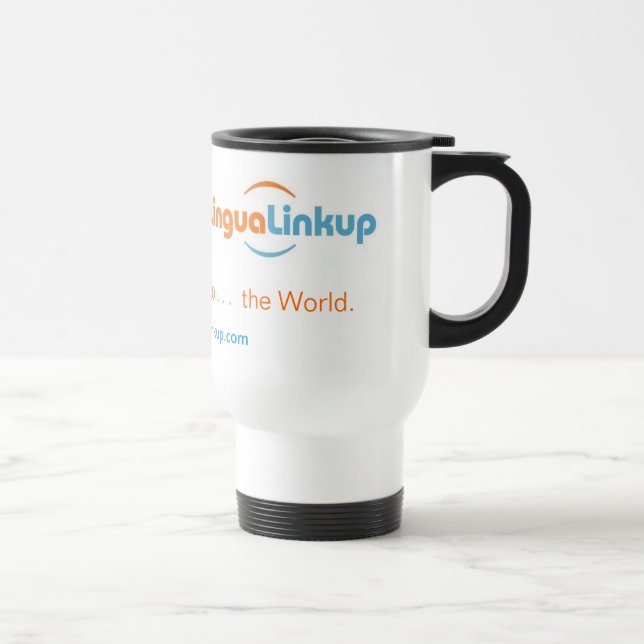 Lingua-Verbindung, zum zu gehen Kaffee-Tasse Reisebecher (Rechts)